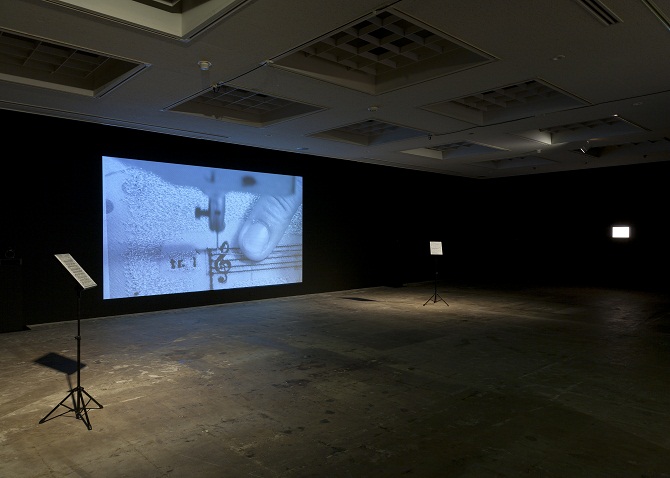 「メグロアドレス」展示風景　2012年　目黒区美術館(東京）