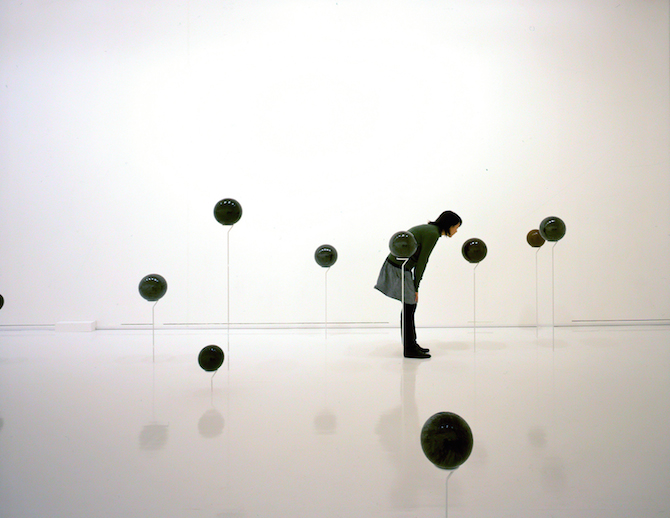 「Sound Sphere」　2011年　MOTアニュアル2011　Nearest Faraway | 世界の深さのはかり方　<br />東京都現代美術館　撮影=Ryota Atarashi