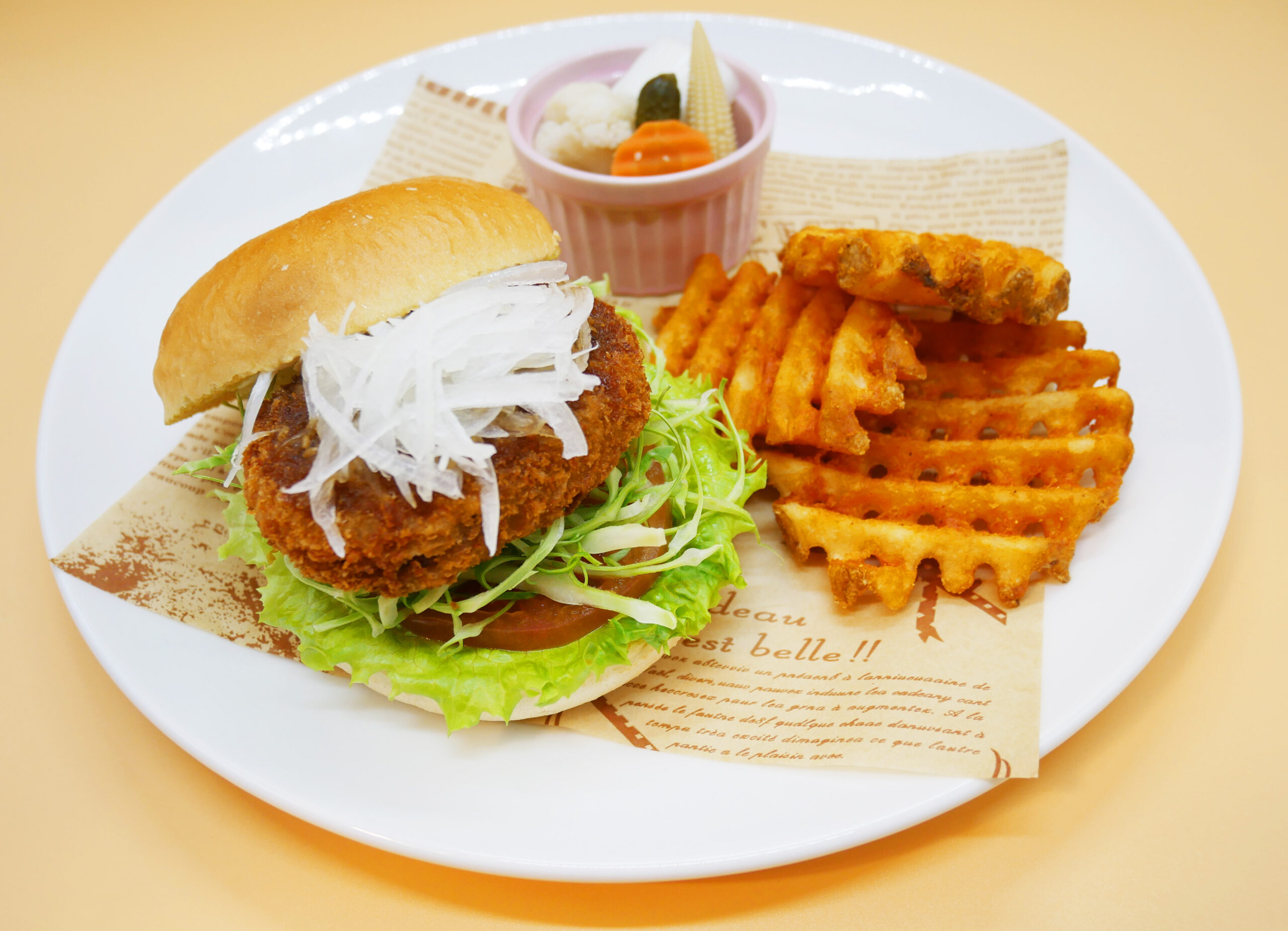 ジンギスカンコロッケバーガー
