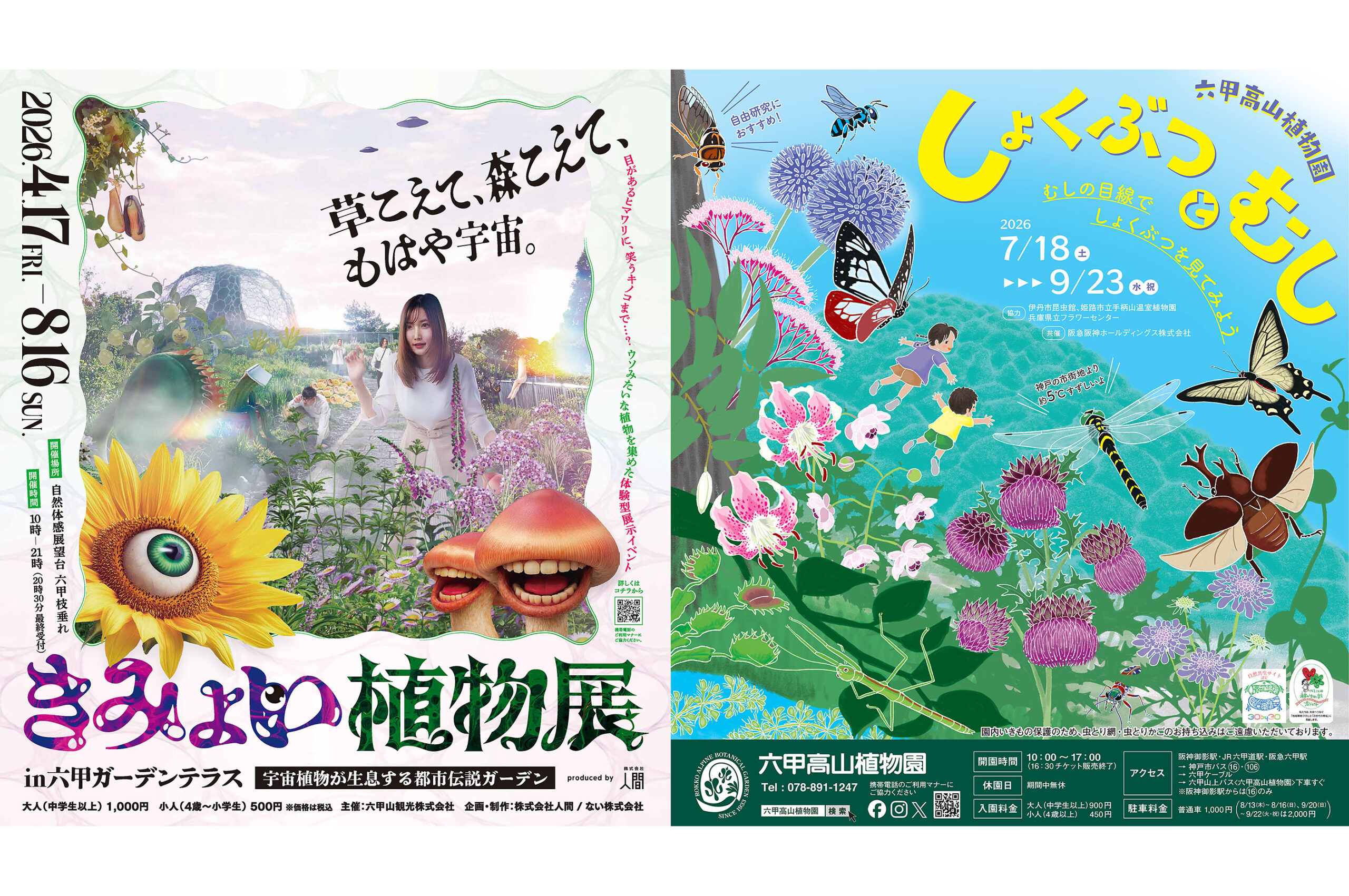 7/18(土)～ きみょい植物展×しょくぶつとむし　コラボキャンペーン