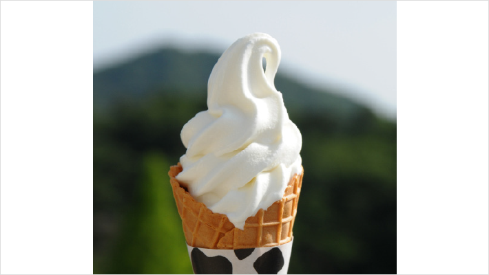 六甲山牧場のソフトクリーム料理写真