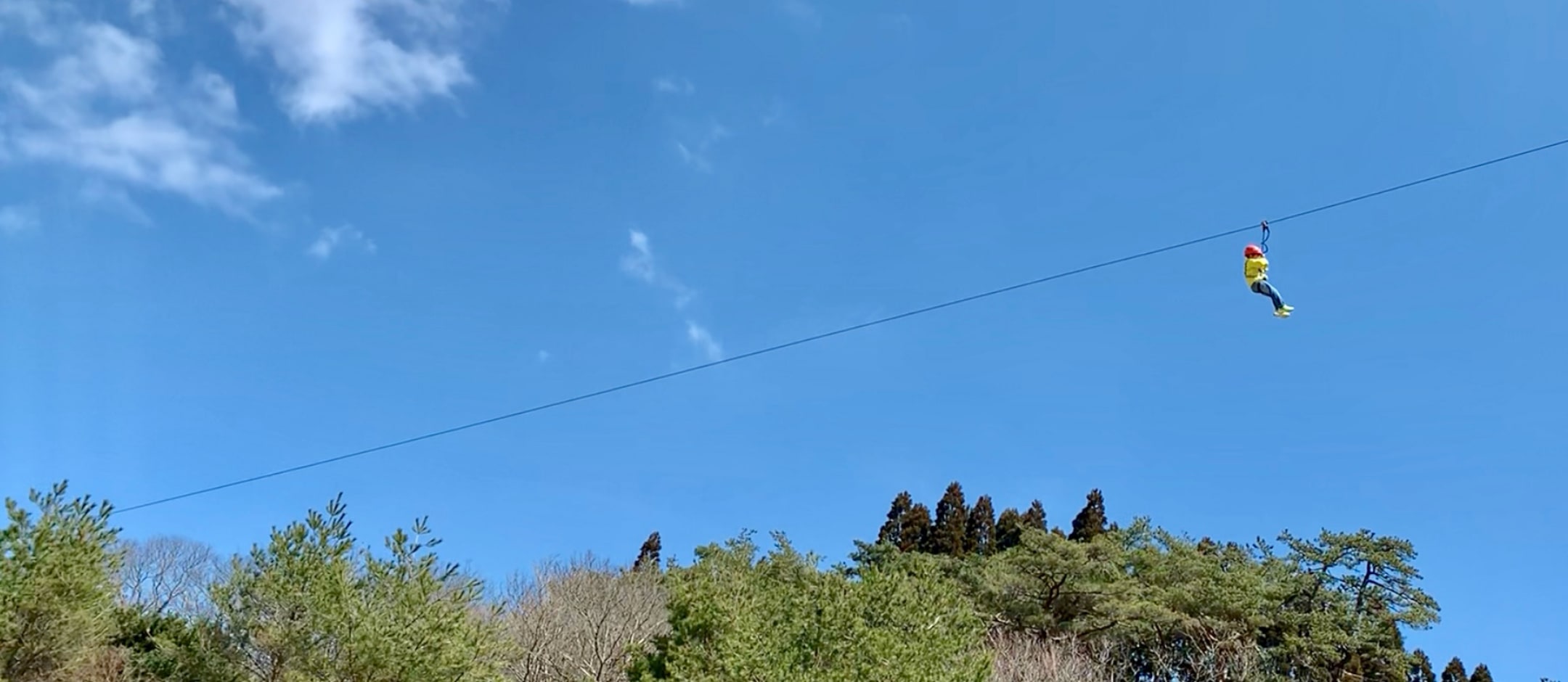 空中アスレチック(zip slide)イメージ