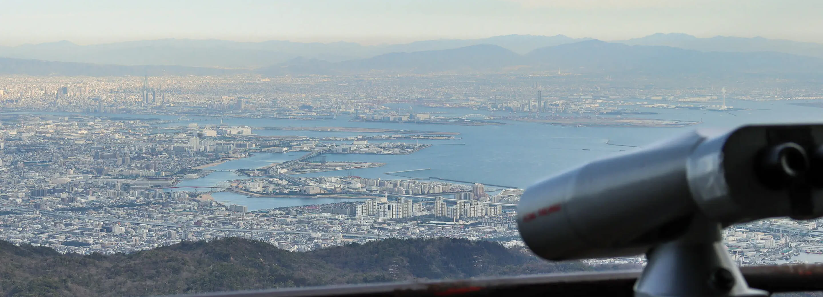 六甲山からの眺望