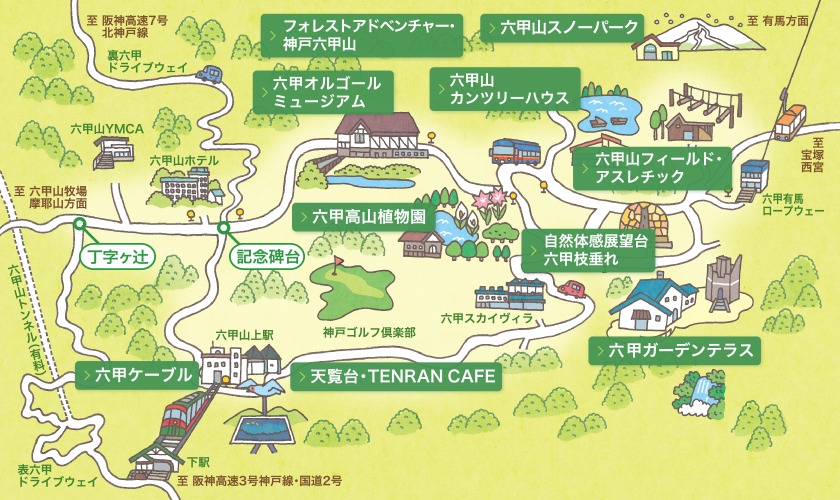 Yamagami map illustration