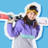 スキーを楽しむ