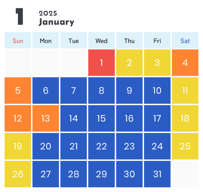 business calendar